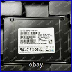Samsung PM1733 3.84TB SSD U. 2 2.5 NVME MZ-WLJ3T80 PCIE 4.0X4 MZWLJ3T8HBLS-0007C