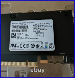 Samsung PM1735 1.6TB SSD HHHL PCIE 4.0 NVME Solid State Drive MZPLJ1T6HBJR-00AD3