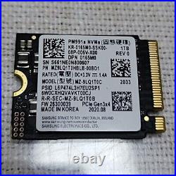 Samsung PM991A 1TB PCIe NVMe 2230 M. 2 30MM 1TB SSD Solid State Drive CF Card