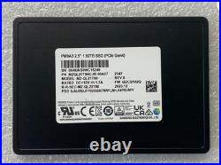 Samsung PM9A3 1.92TB U. 2 SSD PCIE 4.0 NVME MZ-QL21T90 MZQL21T9HCJR-00B7C