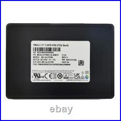 Samsung PM9A3 3.84TB SSD PCIE NVME U. 2 MZ-QL33T80 MZQL23T8HCLS-00B7C GDA53C2Q