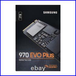 Samsung SSD 970 EVO Plus 1TB 2TB 500GB 250GB PCIe M2 NVMe 3500MB/s for Laptop