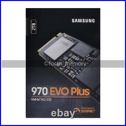 Samsung SSD 970 EVO Plus 2TB 1TB 500GB 250GB PCIe M2 NVMe For Laptop/Desktop lot