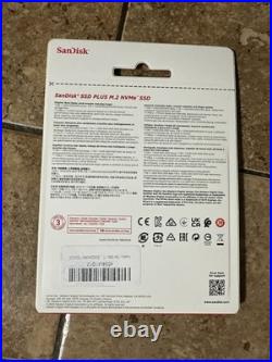 SanDisk 1TB SSD Plus M. 2 NVMe PCIe Gen 3.0 Internal SSD SDSSDA3N-1T00-G26