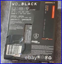 SanDisk WD BLACK SN850X 2TB M. 2 PCIe Gen4 NVMe Game Drive SSD 7300MB/s