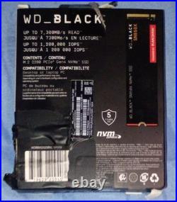 SanDisk WD BLACK SN850X 2TB M. 2 PCIe Gen4 NVMe Gaming Internal SSD 7300MB/s