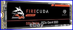 Seagate FireCuda 530 SSD M. 2 NVMe PCIe 4.0 Gen4 PS5 4TB R7300/W6900