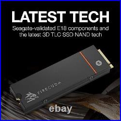 Seagate FireCuda 530 Series ZP2000GM3A023 2TB PCIe Gen4 x4 NVMe 1.4 M. 2 SSD