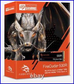 Seagate FireCuda 530R ZP4000GM30063 4TB M. 2 2280 PCIe 4.0 x4 NVMe SSD Seagate FireCuda 530R ZP4000GM30063 4TB M. 2 2280 PCIe 4.0 x4 NVMe SSD