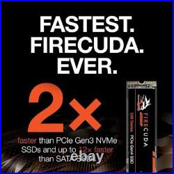 Seagate FireCuda SSD 1TB PCIe Gen4x4 NV Me, Recertified, ZP1000GM30013