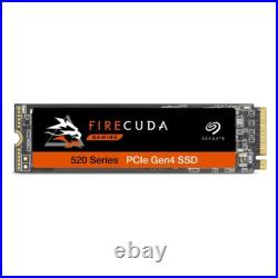 Seagate Firecuda 520 1TB PCIE M. 2S 19mm Solid State Drive SSD, ZP1000GM30012-RC