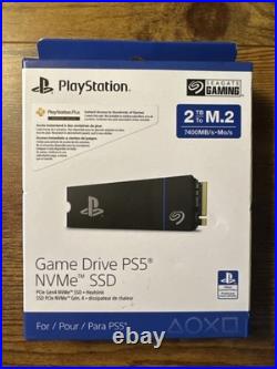 Seagate Game Drive NVMe 2TB Internal SSD PCIe Gen 4 x4 W Heatsink PS5 New Sealed Seagate Game Drive NVMe 2TB Internal SSD PCIe Gen 4 x4 W Heatsink PS5 New Sealed