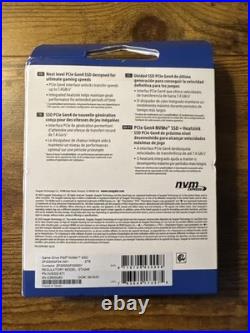 Seagate Game Drive NVMe 2TB Internal SSD PCIe Gen 4 x4 W Heatsink PS5 New Sealed Seagate Game Drive NVMe 2TB Internal SSD PCIe Gen 4 x4 W Heatsink PS5 New Sealed