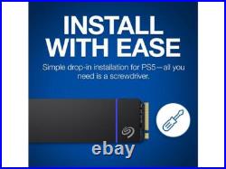 Seagate Game Drive PS5 NVMe SSD for PS5 1TB Internal Solid State Drive PCIe Ge
