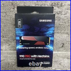 Sealed SAMSUNG 990 PRO WithHeatsink 2TB M. 2 NVME PCIE4.0 VNAND SSD 7450MB/s
