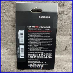 Sealed SAMSUNG 990 PRO WithHeatsink 2TB M. 2 NVME PCIE4.0 VNAND SSD 7450MB/s