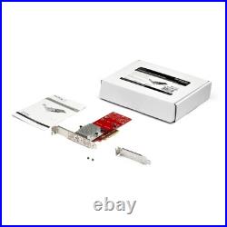 StarTech Dual M. 2 PCIe SSD Adapter, x8/x16 NVMe/AHCI, 3.0 SSD, Red