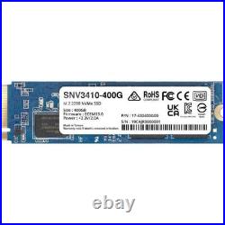 Synology SNV3000 400GB M. 2 2280 NVMe PCIe Internal SSD SNV3410400G