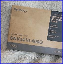 Synology SSD SNV3410-400G 400GB M. 2 2280 NVMe SSD SNV3410 Retail