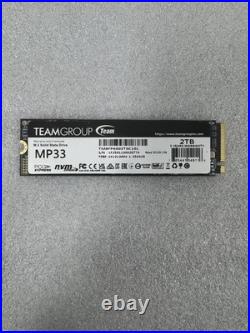 TEAMGROUP MP33 2TB SLC Cache 3D NAND TLC NVMe 1.3 PCIe Gen3x4 M. 2 2280 Intern