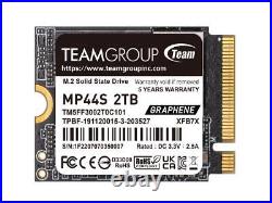 Team Group 2TB MP44S M. 2 2230 PCIe 4.0 NVMe STEAM Deck Compatible SSD