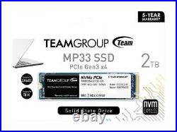 Team Group MP33 2TB SSD M. 2 2280 NVMe SSD 1.3 3D NAND Internal Solid State Drive