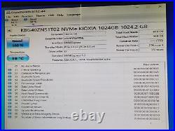 Toshiba Kioxia 1TB bg4 SSD PCIE NVME 2230 M. 2 30mm Half Size Laptop SSD CF Card