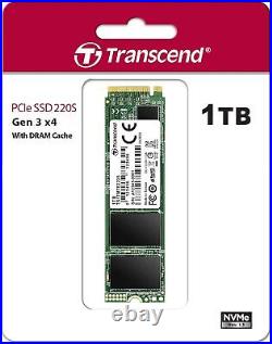 Transcend MTE220S 1 TB NVMe PCIe Gen3 x4 M. 2 2280 Internal Solid State Drive SS