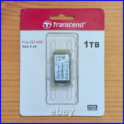 Transcend PCIe SSD 400S 1TB NVMe PCIe Gen3 x4 M. 2 2242 TS1TMTE400S