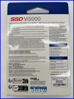 Verbatim 2TB SSD Vi5000 Internal Solid State Hard Drive PCIe NVMe M. 2 2282