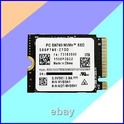 WD 2TB M. 2 2230 SSD For Steam Deck ASUS ROG Flow X Laptop NVMe PCIe4x4 PC SN740