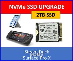 WD 2TB M. 2 2230 SSD NVMe PCIe4x4 SN740 For Steam Deck ASUS ROG Flow X Laptop USA