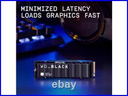 WD BLACK 1TB SN850X NVMe Internal Gaming Solid State Drive with Heatsink Works WD BLACK 1TB SN850X NVMe Internal Gaming Solid State Drive with Heatsink Works