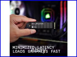 WD BLACK 1TB SN850X NVMe Internal Gaming Solid State Drive with Heatsink Works WD BLACK 1TB SN850X NVMe Internal Gaming Solid State Drive with Heatsink Works