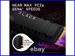 WD BLACK 1TB SN850X NVMe Internal Gaming Solid State Drive with Heatsink Works WD BLACK 1TB SN850X NVMe Internal Gaming Solid State Drive with Heatsink Works