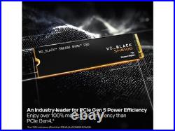 WD BLACK 2TB SN8100 NVMe SSD Internal Solid State Drive Gen 5 PCIe 5.0x4, M. 2