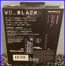 WD BLACK 2TB SN850X NVMe Internal Gaming SSD Solid State Drives-Gen4 PCIe, M. 2 WD BLACK 2TB SN850X NVMe Internal Gaming SSD Solid State Drives-Gen4 PCIe, M. 2