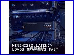 WD BLACK 4TB SN850X NVMe Internal Gaming SSD Solid State Drive Gen4 PCIe, M. 2 WD BLACK 4TB SN850X NVMe Internal Gaming SSD Solid State Drive Gen4 PCIe, M. 2