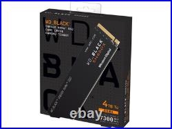 WD BLACK 4TB SN850X NVMe Internal Gaming SSD Solid State Drive Gen4 PCIe, M. 2 WD BLACK 4TB SN850X NVMe Internal Gaming SSD Solid State Drive Gen4 PCIe, M. 2