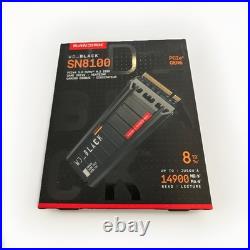 WD BLACK SN8100 PCIe 5.0 NVMe M. 2 SSD + Heatsink (WDS800T1XHM-00CMT0)