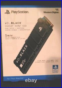 WD BLACK SN850P 1TB Internal SSD PCIe Gen 4 x4 with Heatsink for PS5