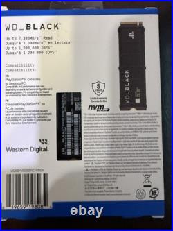 WD BLACK SN850P 2TB NVMe PCIe Internal SSD for PS5 consoles WDBBYV0020BNC New