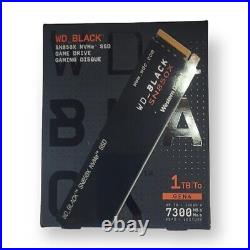 WD BLACK SN850X 1TB M. 2 2280 PCIe NVMe Internal SSD WDS100T2X0E