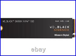 WD BLACK SN850X 2TB NVMe M. 2 2280 PCIe Gen 4.0 x4 Internal Solid State Drive SSD