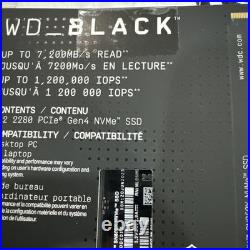 WD BLACK SN850X 8TB Gen4 M. 2 SSD WDS800T2X0E NEW SEALED