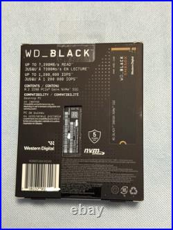 WD BLACK SN850X 8TB NVMe PCIe Gen4 Internal SSD WDS800T2X0E New