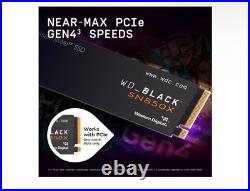 WD BLACK SN850X 8TB NVMe PCIe Gen4 Internal SSD WDS800T2X0E New
