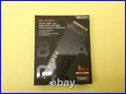 WD BLACK SN850X 8TB NVMe PCIe Gen4 M. 2 2280 SSD with Heatsink WDS800T2XHE New WD BLACK SN850X 8TB NVMe PCIe Gen4 M. 2 2280 SSD with Heatsink WDS800T2XHE New