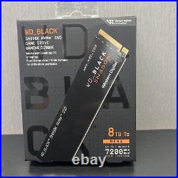 WD BLACK SN850X 8TB SSD NVMe M. 2 WDS800T2X0E Internal PC Gaming with Heatsink