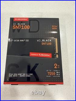 WD Black SN7100 2TB NVMe SSD Gen4 PCIe, M. 2 2280, Up to 7,250 MB/s